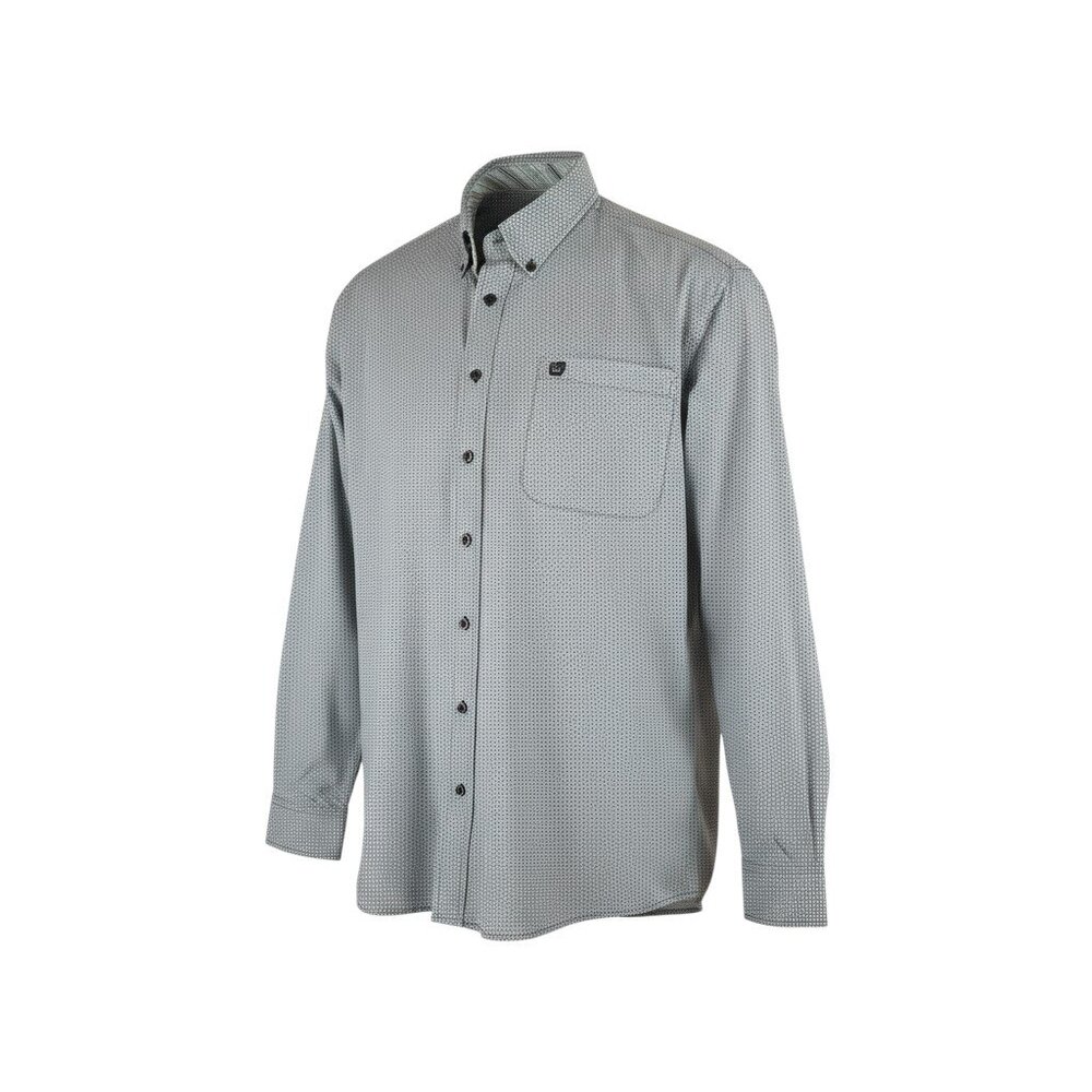 Cinch Shirt Mens Large Button Down Western Rodeo Long Sleeve Patterned Logo